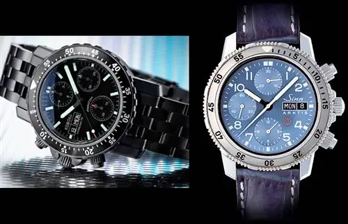 Черный & Blue Fighters: The Kobold Phantom Tactical & Sinn 203 Часы Arktis