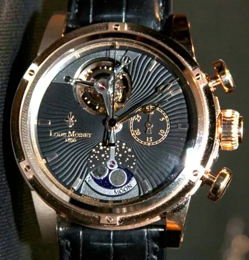 Часы Louis Moinet Astralis - вид спереди