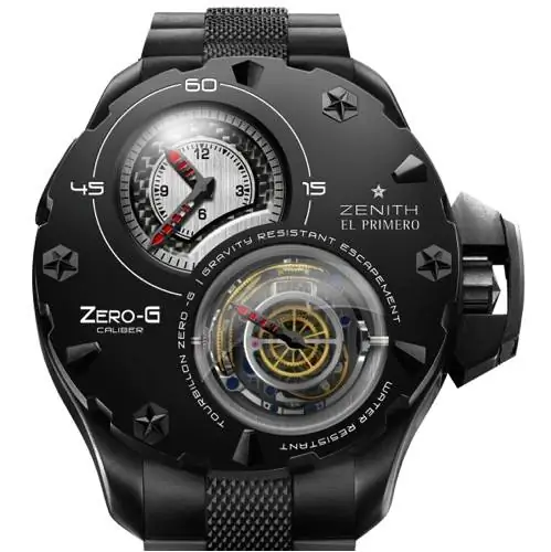 Часы Zenith Defy Extreme Zero G с многомерным турбийоном