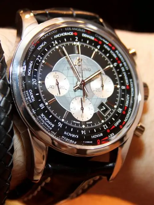 Часы Breitling Transocean Unitime практические занятия