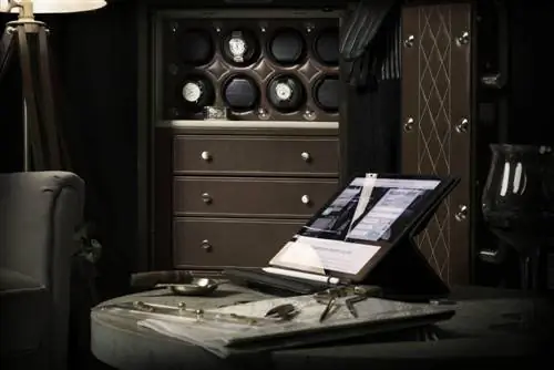 коричневые часы-сейф-8