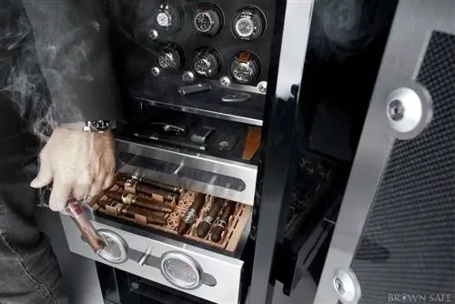 Коричневые сейфы для часов Комбинированная форма, функция, безопасность &