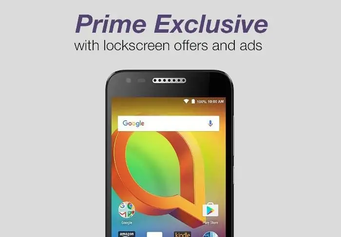 Alcatel A30 содержит рекламу, но стоит всего 60 долларов США