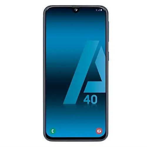 Samsung Galaxy A40 - смартфон с 5,9-дюймовым дисплеем FHD+ sAmoled Infinity U (4 ГБ ОЗУ, 64 ГБ ПЗУ, 16 Мп, Exynos 7904, быстрая зарядка), черный