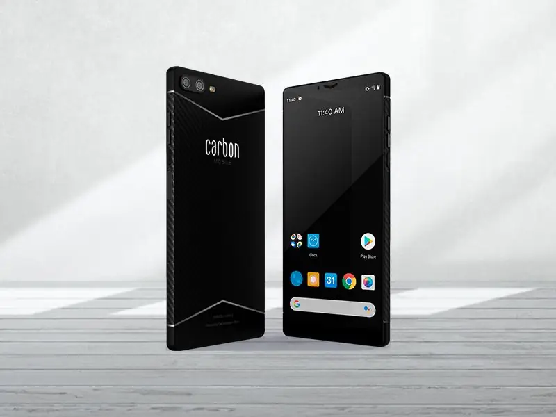 Carbon 1 MK II, самый легкий в мире мобильный телефон, изготовлен из углеродного волокна