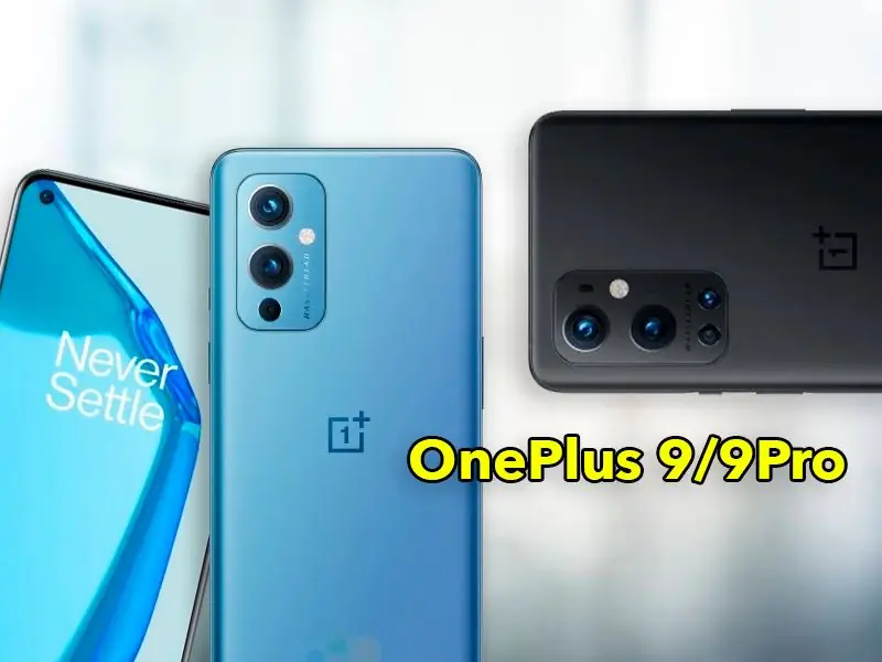 Полный дизайн OnePlus 9 и OnePlus 9 Pro: просочившиеся официальные изображения