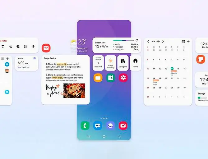 Главная новость об One UI для мобильных устройств Samsung за последние годы