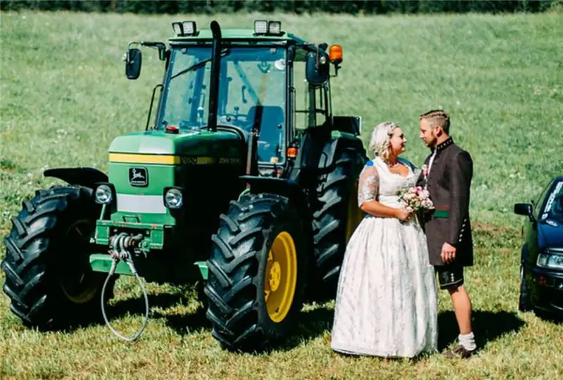 Фермеры на свадьбе