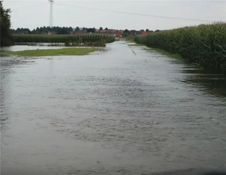 Сильное падение температуры после непогоды