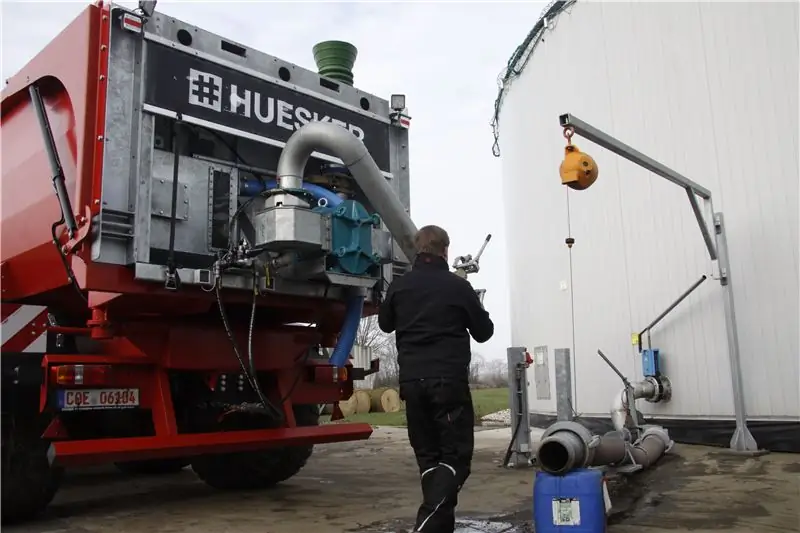 Huesker Flexcover Combi заполняется