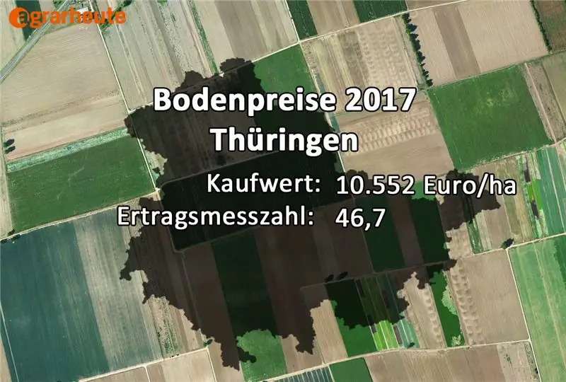 Цены на землю в Тюрингии