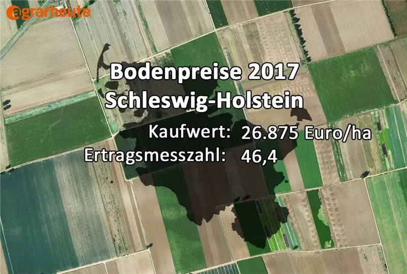 Цены на землю в земле Шлезвиг-Гольштейн