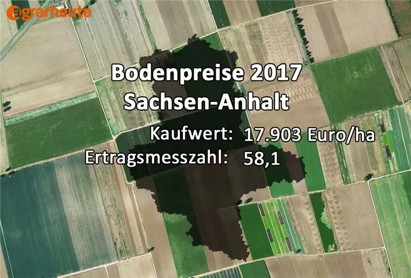 Цены на землю в Саксонии-Анхальт