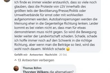 Facebook показывает мнение фермеров