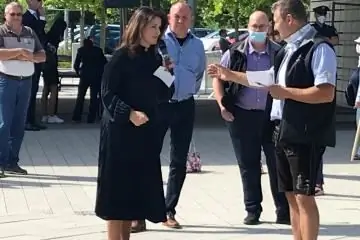 Министр сельского хозяйства Баварии Канибер в Прин-ам-Химзее