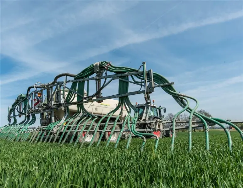 Шок регулирования удобрений в MV: красные области должны быть утроены