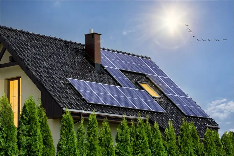 Крышная фотоэлектрическая система