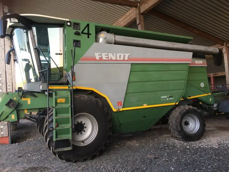 Fendt 8350 в машинном зале