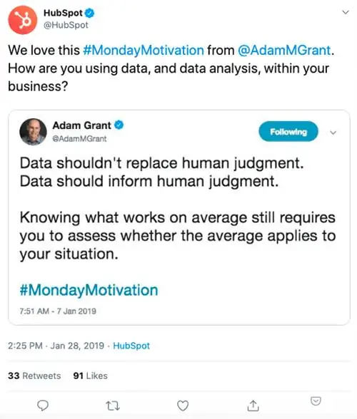 Пример хэштегов - Как писать твиты