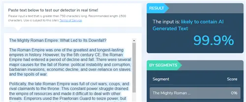 Классификатор генерации текста