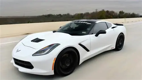 Corvette Stingray Hennessey 200mph видео