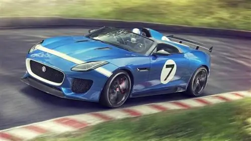 Jaguar F-type Project 7 на видео