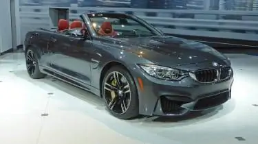 BMW M4 Convertible на выставке в Нью-Йорке