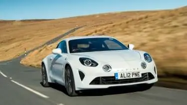 Alpine A110 Pure - передняя четверть Alpine A110 Pure - передняя четверть