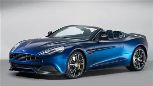 Представлен Aston Martin Vanquish Volante