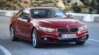 Новый BMW 4-series купе красный