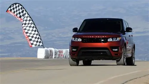 Range Rover Sport 2014 года устанавливает рекорд среди серийных автомобилей Пайкс-Пик