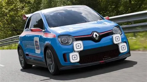 Концепт горячего хэтчбека Renault TwinRun V6