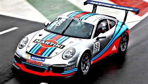 Леб участвует в гонках Martini Porsche 911 GT3 Cup