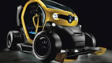 Концепт Renault Twizy F1 спереди