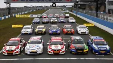 Сетка автомобилей сезона British Touring Cars 2013