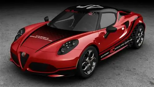 Автомобиль безопасности Alfa Romeo 4C WTCC