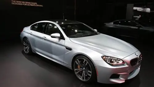 BMW M6 Gran Coupe на выставке в Детройте