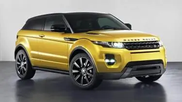 Range Rover Evoque Sicilian Yellow Limited Edition, вид спереди