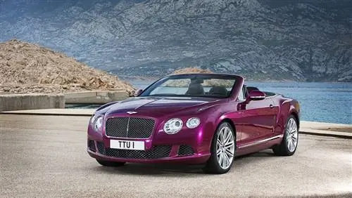 Bentley Continental GT Speed кабриолет