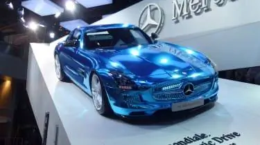 Mercedes SLS Electric Drive на автосалоне в Париже