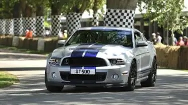 Shelby GT500 дебютирует на Фестивале скорости в Гудвуде в 2012 году.