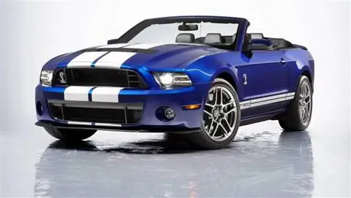 Представлен кабриолет Ford Shelby Mustang GT500