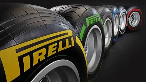 Pirelli выпускает шины F1 2012 года