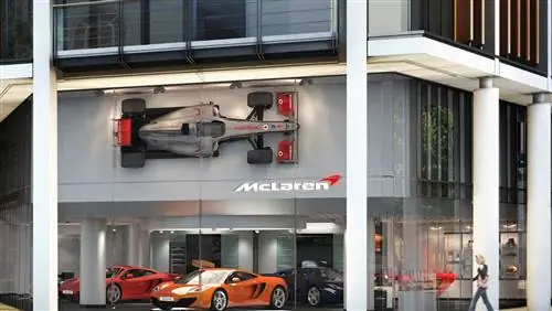 McLaren хвастается новым выставочным залом в Лондоне