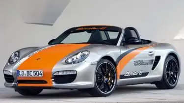 Электрический спортивный автомобиль Porsche Boxster