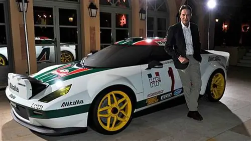 Reborn Lancia Stratos получил раллийную окраску Alitalia