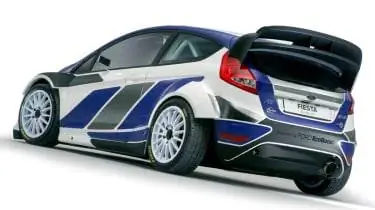 Раллийный автомобиль Ford Fiesta WRC