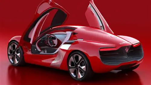 Электромобиль Renault DeZir gullwing