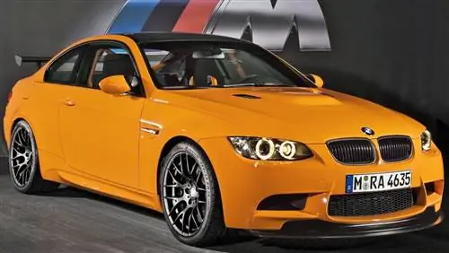 BMW M3 GTS со скоростью 190 миль в час