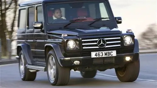 Mercedes G55 AMG прибывает в Великобританию